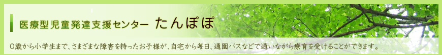 医療型児童発達支援センター　たんぽぽ